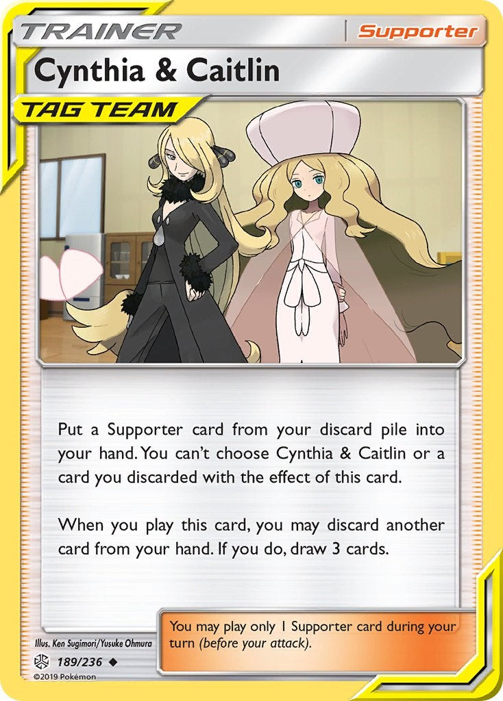Cynthia & Caitlin [189/236] [SM - Cosmic Eclipse] Reverse Holofoil