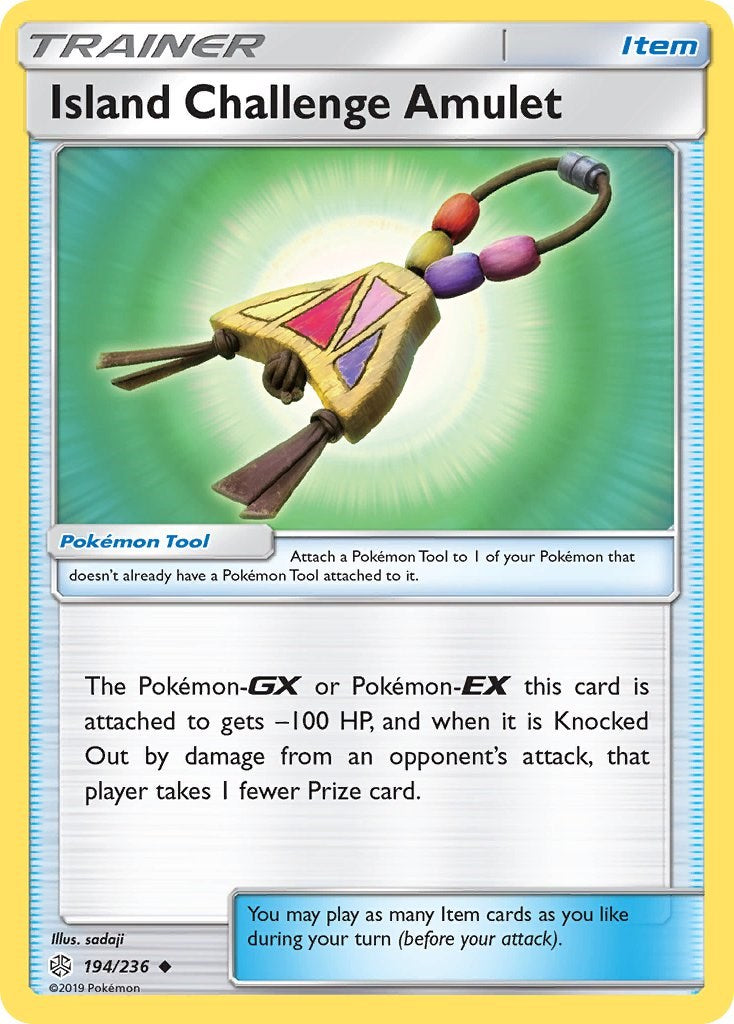 Island Challenge Amulet [194/236] [SM - Cosmic Eclipse] Reverse Holofoil