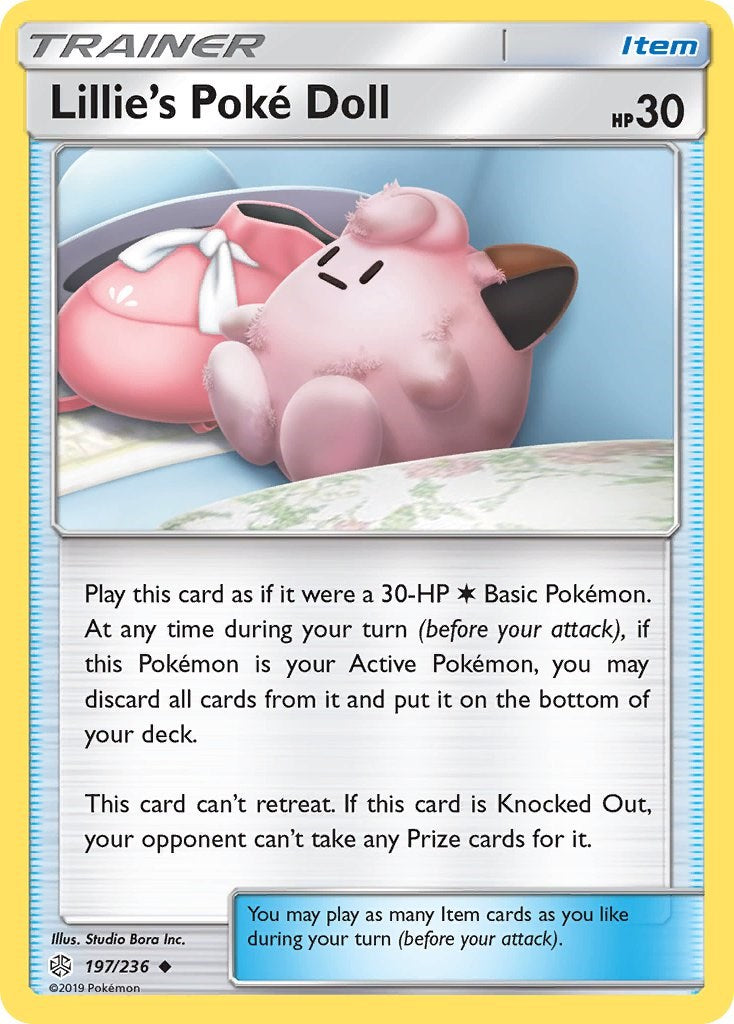 Lillie's Poke Doll [197/236] [SM - Cosmic Eclipse] Reverse Holofoil