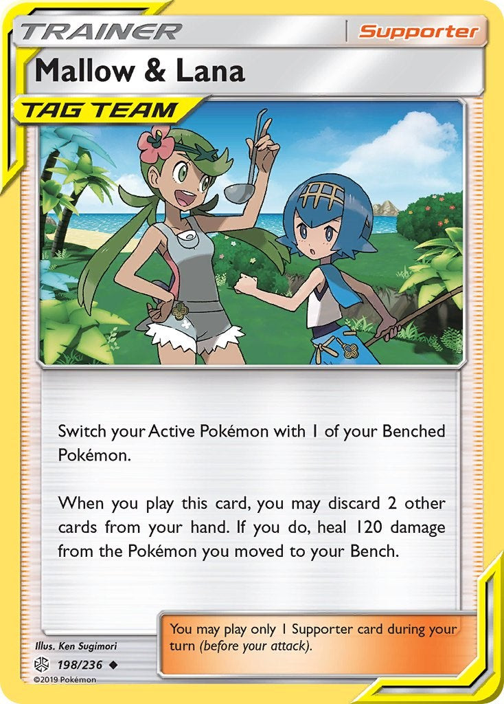 Mallow & Lana [198/236] [SM - Cosmic Eclipse] Reverse Holofoil