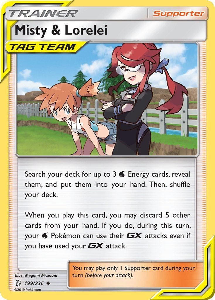 Misty & Lorelei [199/236] [SM - Cosmic Eclipse] Reverse Holofoil