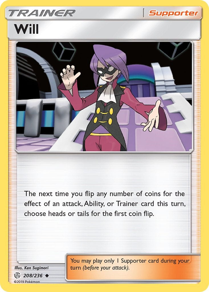Will [208/236] [SM - Cosmic Eclipse] Reverse Holofoil
