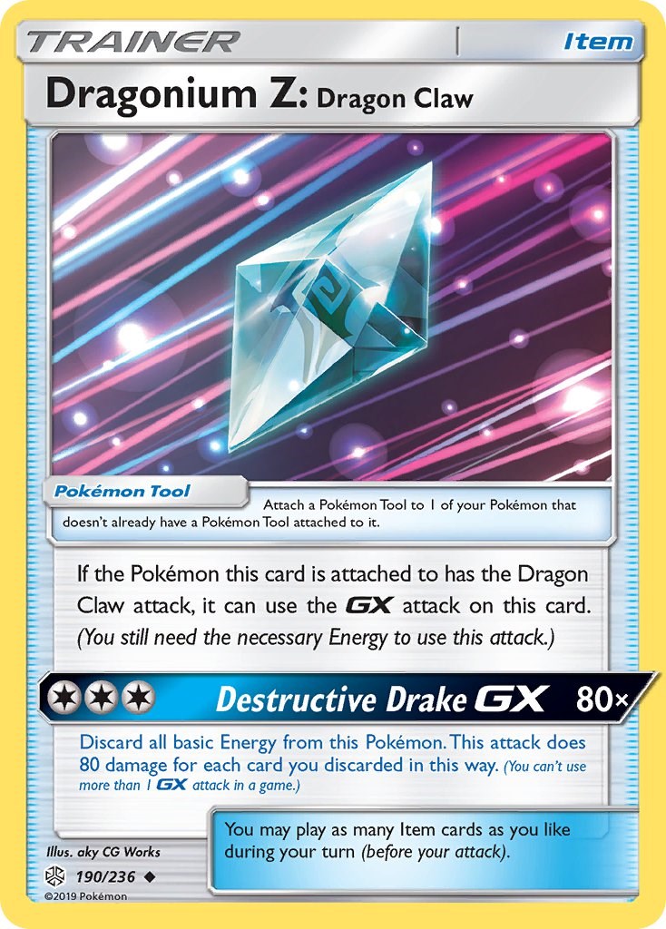 Dragonium Z: Dragon Claw [190/236] [SM - Cosmic Eclipse] Reverse Holofoil