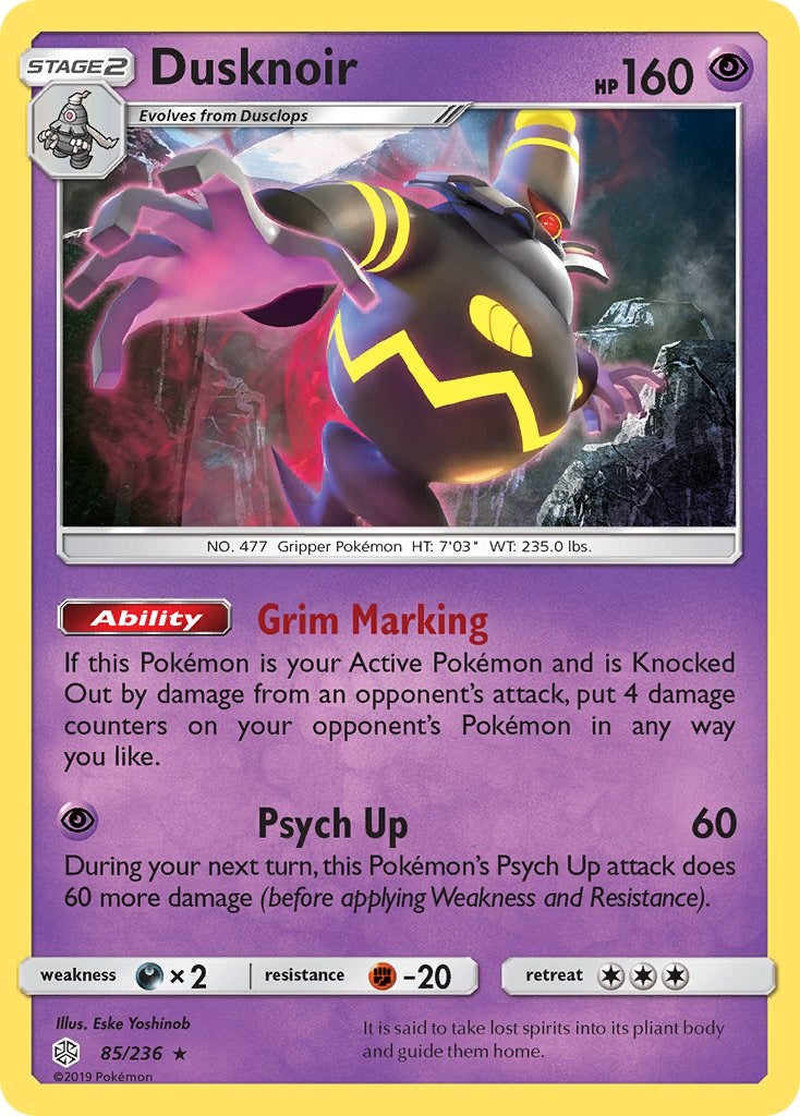 Dusknoir [85/236] [SM - Cosmic Eclipse] Reverse Holofoil