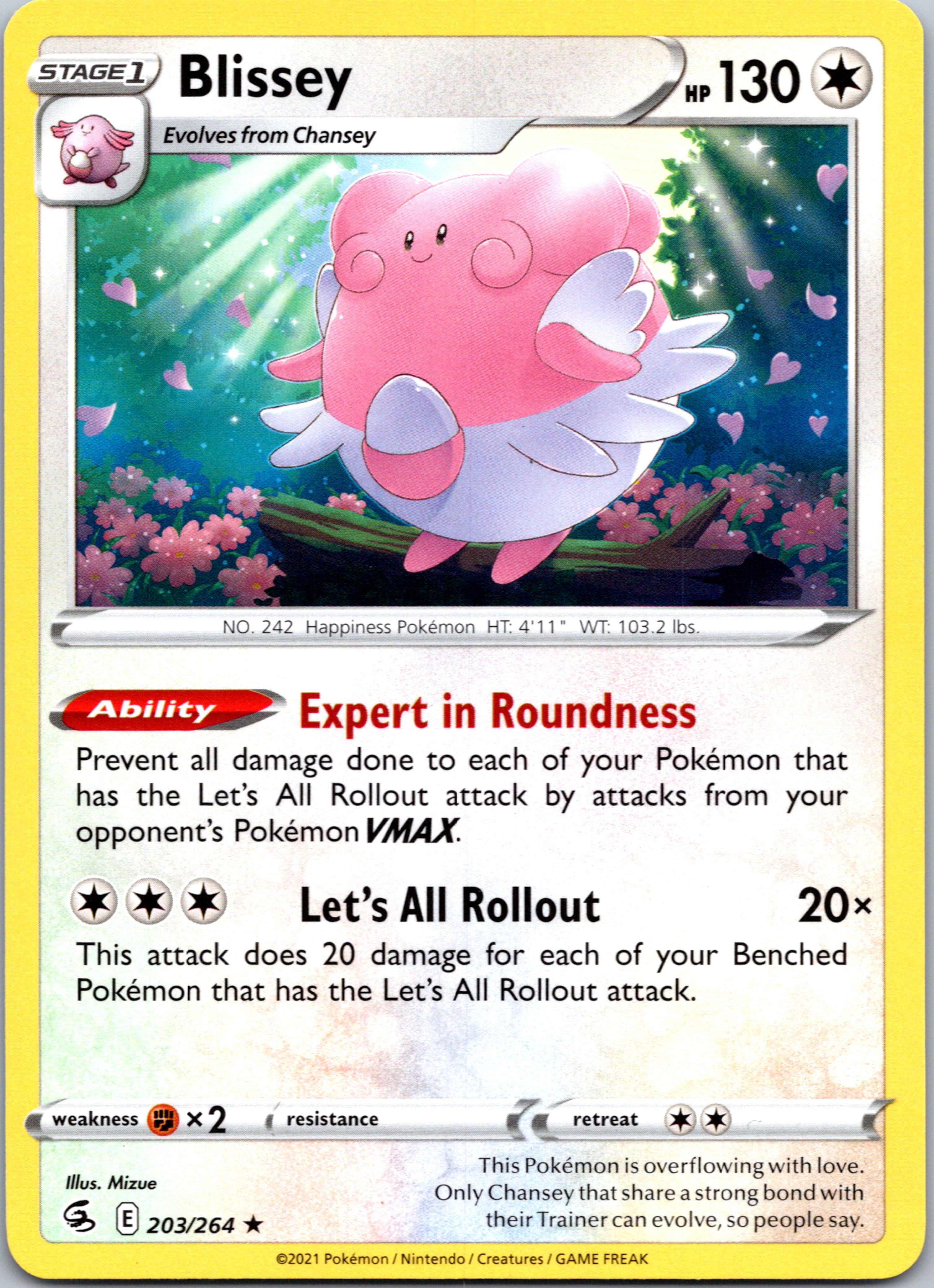 Blissey (203/264) [Sword & Shield: Fusion Strike]