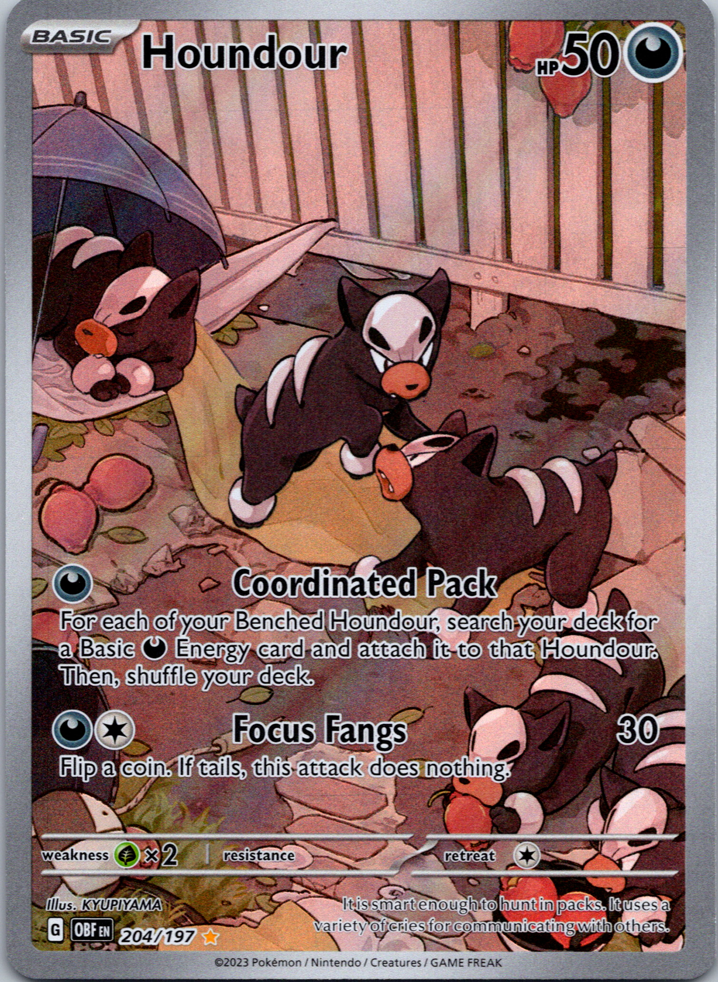 Houndour (204/197) [Scarlet & Violet: Obsidian Flames]