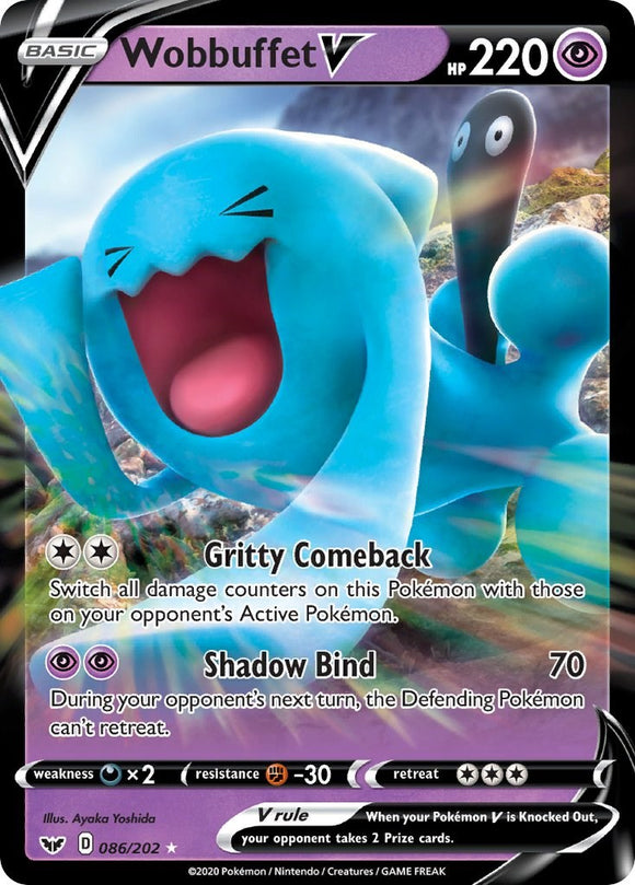 Wobbuffet V (086/202) [SWSH01: Sword & Shield Base Set]