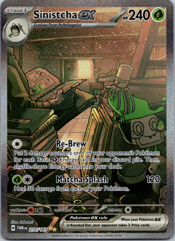 Sinistcha ex [210/167] - (Twilight Masquerade) Holofoil