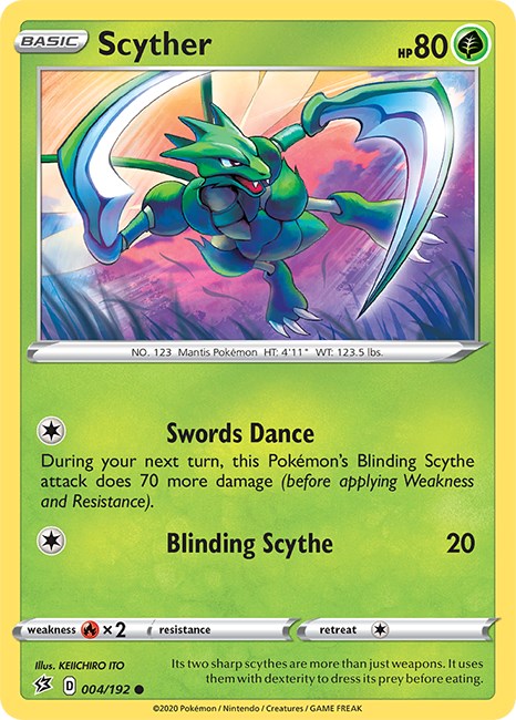 Scyther (004/192) [Sword & Shield: Rebel Clash]