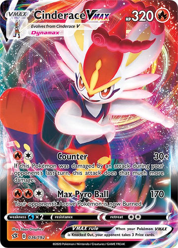 Cinderace VMAX (036/192) [Sword & Shield: Rebel Clash]