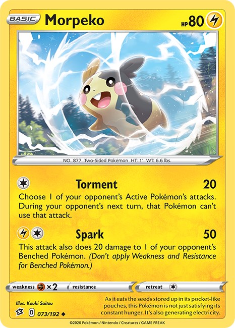 Morpeko [073/192] [Rebel Clash] Reverse Holofoil
