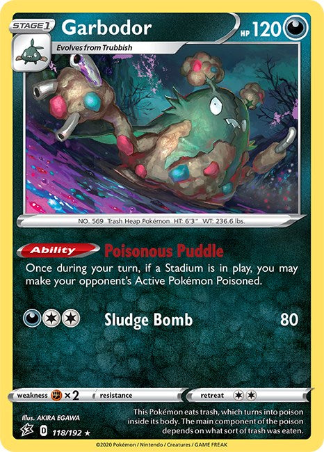 Garbodor [118/192] [Rebel Clash] Reverse Holofoil