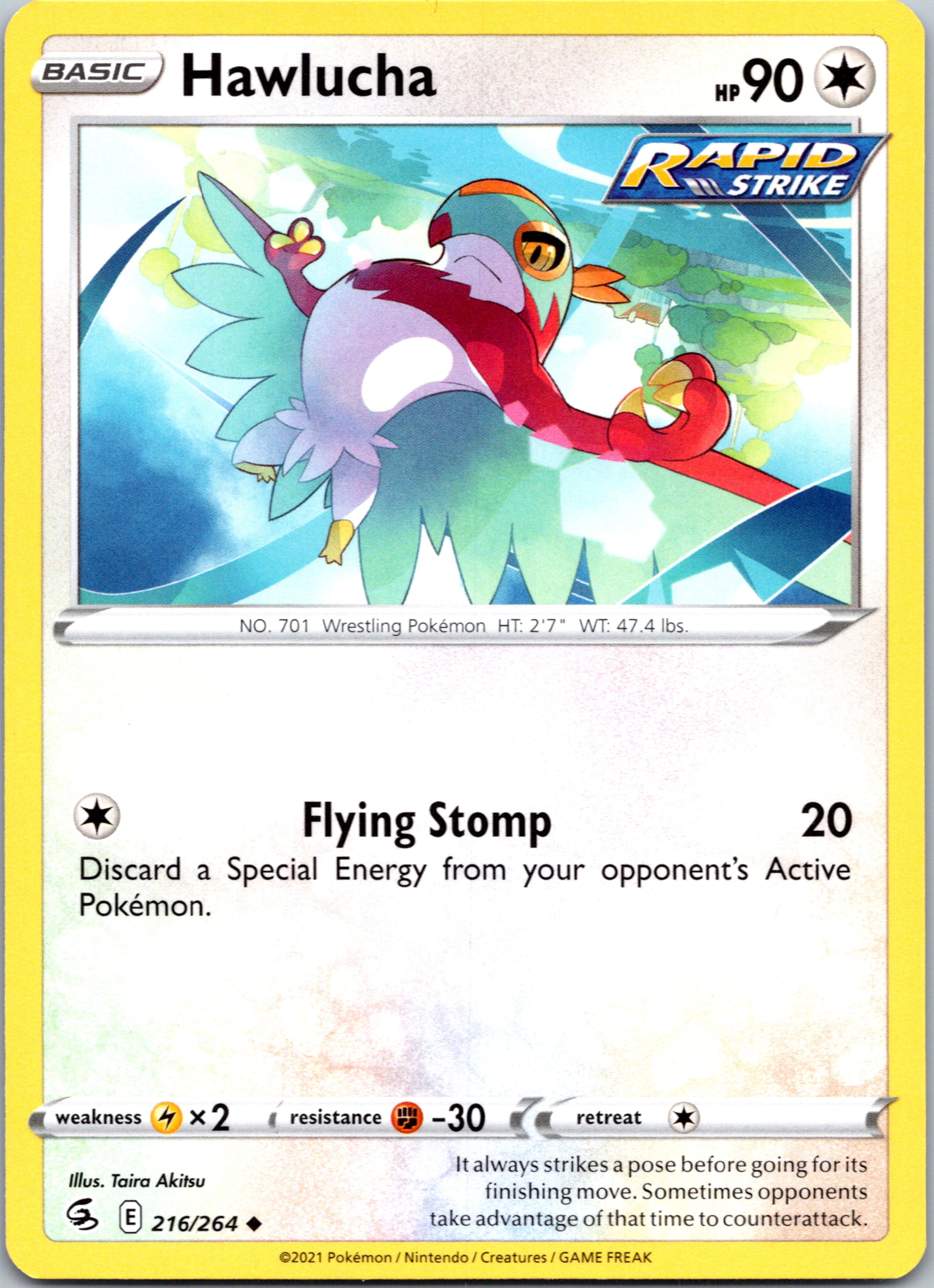 Hawlucha (216/264) [Sword & Shield: Fusion Strike]