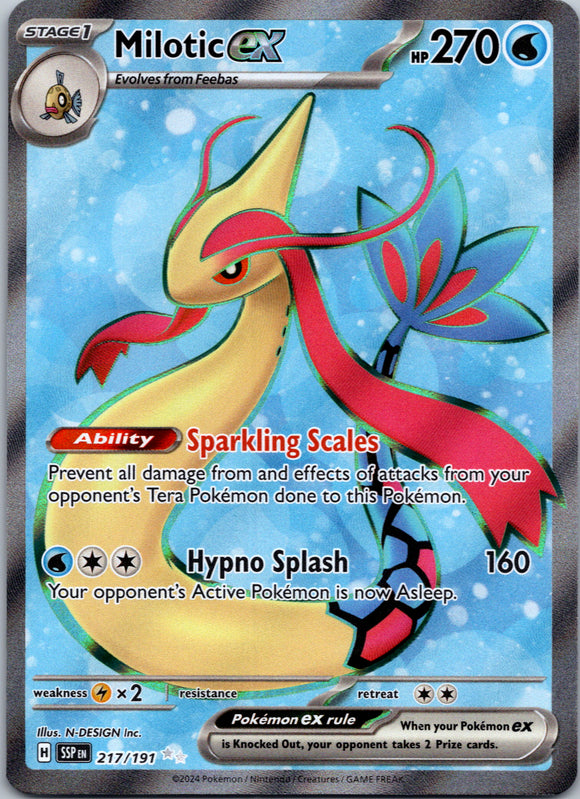Milotic ex [217/191] - (Surging Sparks) Holofoil