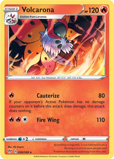 Volcarona [030/189] [Darkness Ablaze] Reverse Holofoil