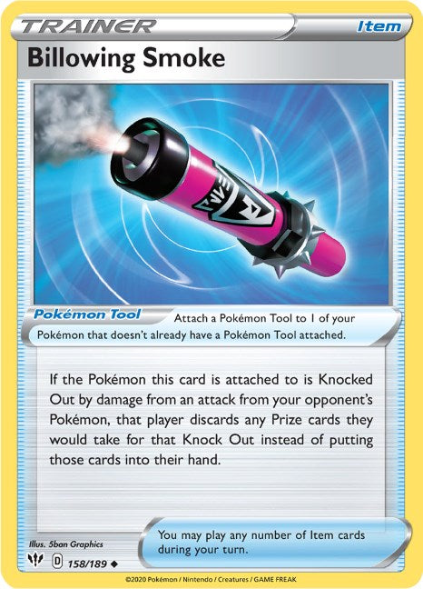 Billowing Smoke [158/189] [Darkness Ablaze] Reverse Holofoil