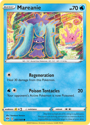 Mareanie [051/189] [Darkness Ablaze] Reverse Holofoil