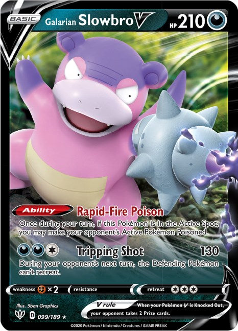 Galarian Slowbro V (099/189) [SWSH03: Darkness Ablaze]