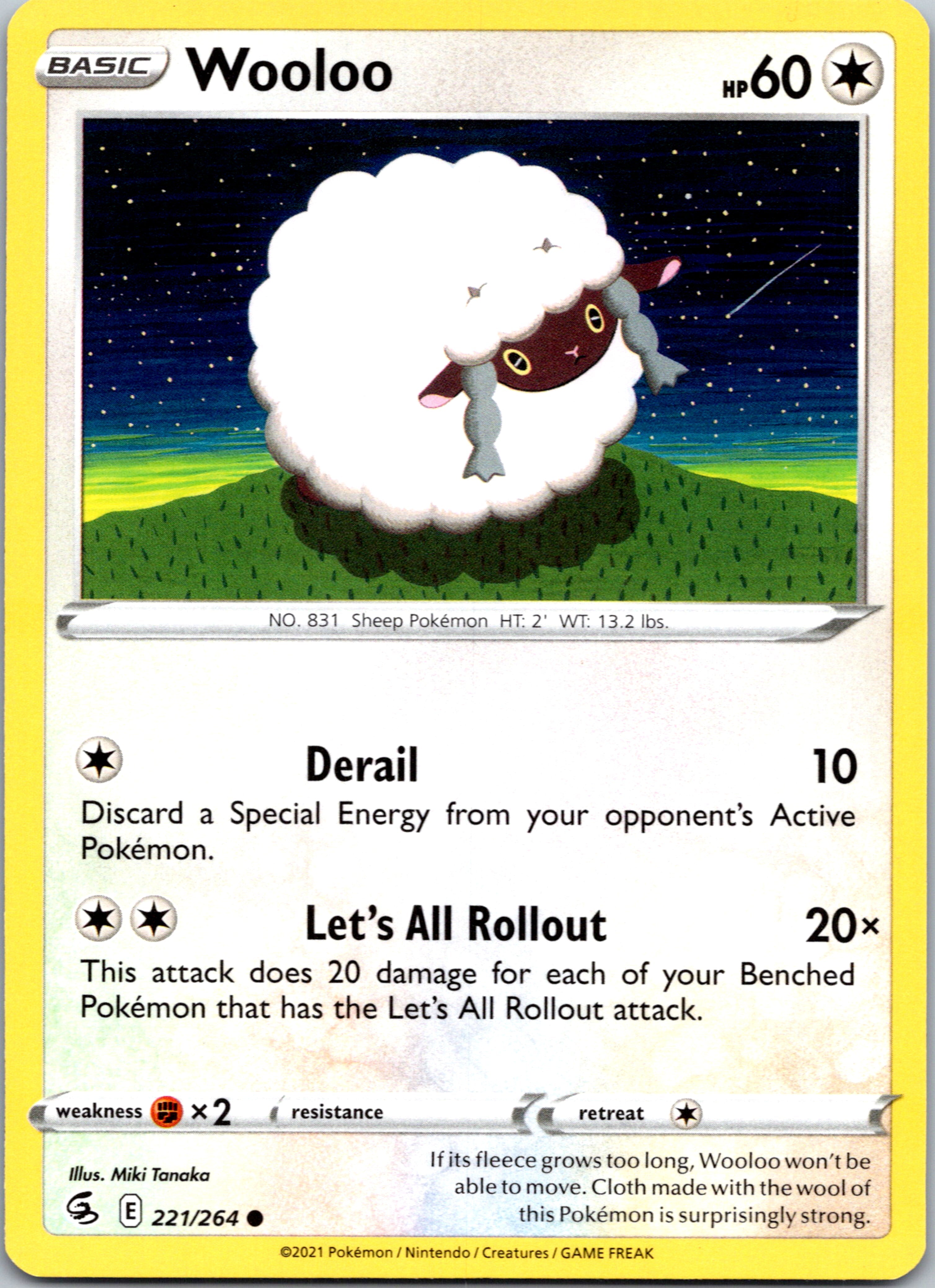 Wooloo (221/264) [Sword & Shield: Fusion Strike]