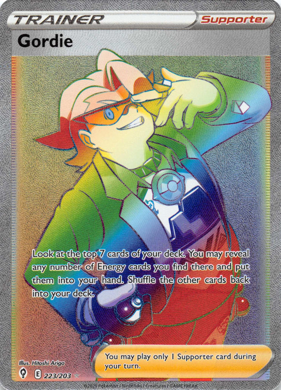 Gordie (223/203) [Sword & Shield: Evolving Skies]
