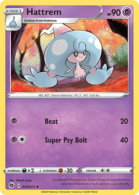 Hattrem [019/073] [Champion's Path] Reverse Holofoil