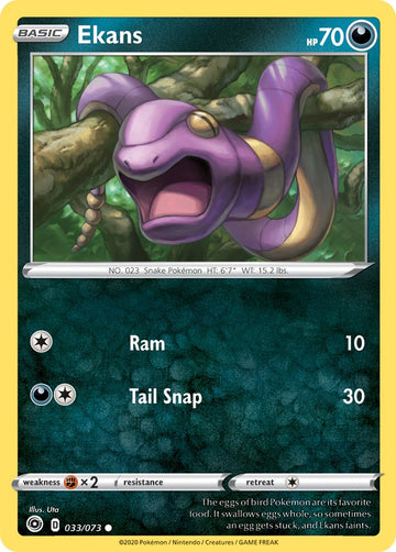 Ekans [033/073] [Champion's Path] Reverse Holofoil