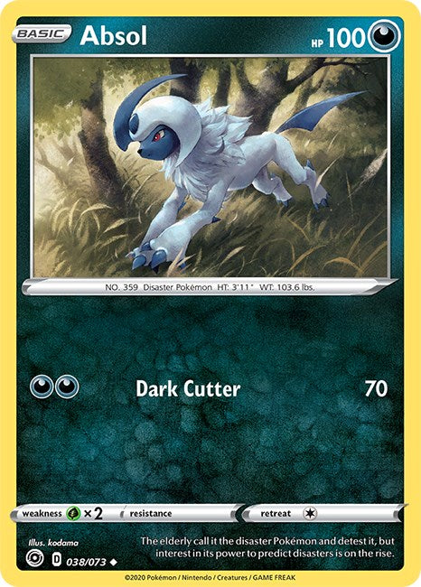 Absol [038/073] [Champion's Path] Reverse Holofoil