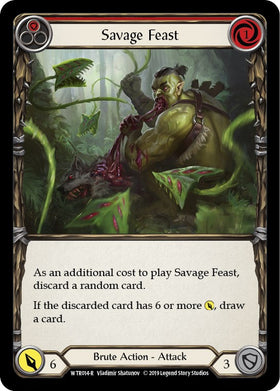 Savage Feast (Red) [WTR014] Unlimited Rainbow Foil