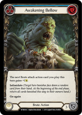 Awakening Bellow (Blue) [WTR034] Unlimited Rainbow Foil