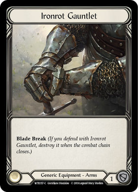 Ironrot Gauntlet [WTR157] [Welcome to Rathe] Unlimited Edition Rainbow Foil