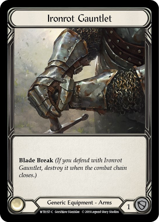 Ironrot Gauntlet [WTR157] Unlimited Rainbow Foil