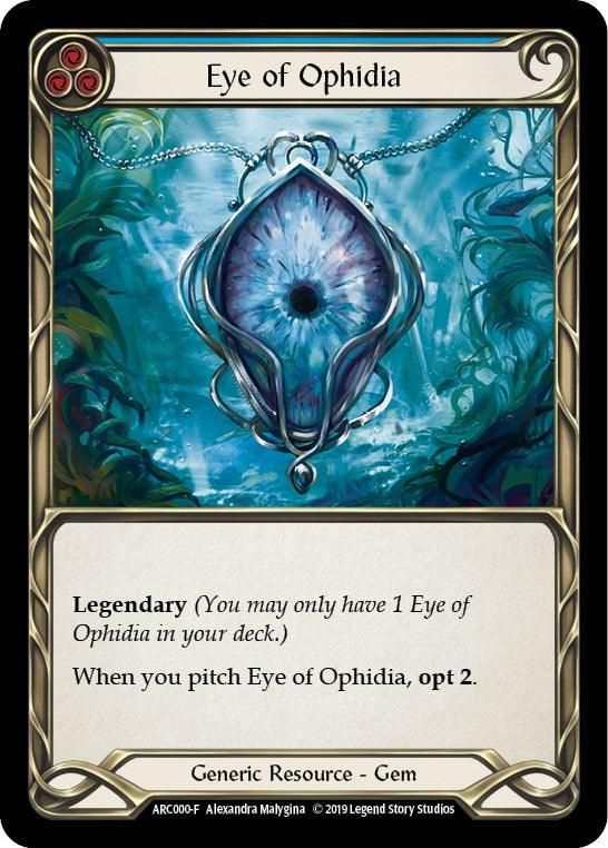 Eye of Ophidia [ARC000] [Arcane Rising] Unlimited Edition Rainbow Foil