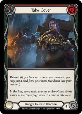 Take Cover (Red) [ARC048] Unlimited Rainbow Foil