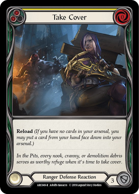 Take Cover (Yellow) [ARC049-R] 1st Edition Normal