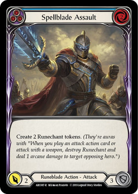 Spellblade Assault (Blue) [ARC087] Unlimited Rainbow Foil