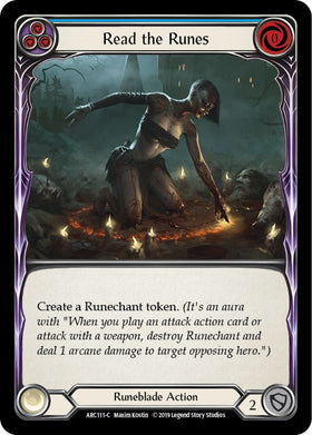 Read the Runes (Blue) [ARC111-C] 1st Edition Normal