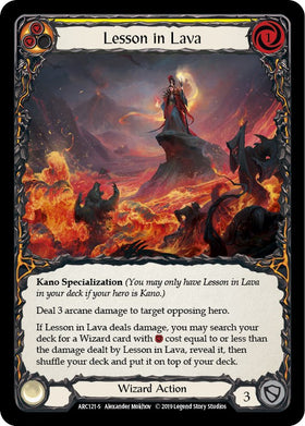 Lesson in Lava [ARC121] Unlimited Rainbow Foil