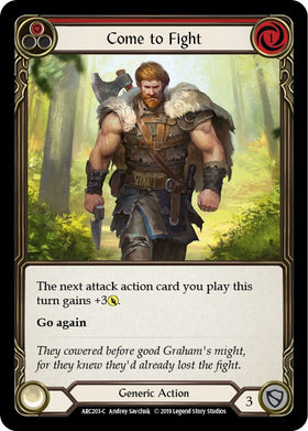 Come to Fight (Red) [ARC203-C] 1st Edition Normal