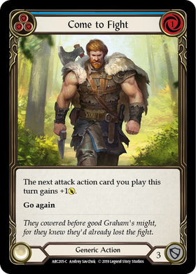 Come to Fight (Blue) [ARC205-C] 1st Edition Normal