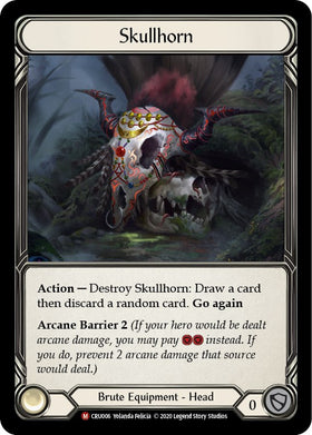 Skullhorn (Rainbow Foil) [CRU006-RF] Unlimited Rainbow Foil