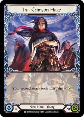 Ira, Crimson Haze (Rainbow Foil) [CRU046-RF] Unlimited Rainbow Foil