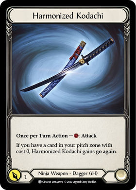 Harmonized Kodachi [CRU048] [Crucible of War] Unlimited Edition Rainbow Foil