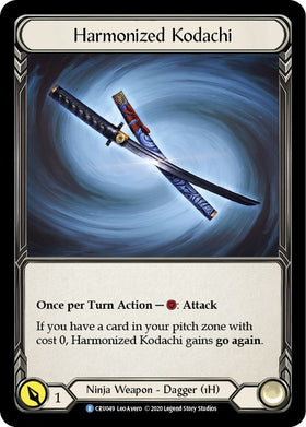Harmonized Kodachi (Reverse) [CRU049] [Crucible of War] Unlimited Edition Rainbow Foil