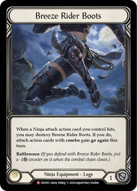 Breeze Rider Boots (Rainbow Foil) [CRU053-RF] Unlimited Rainbow Foil