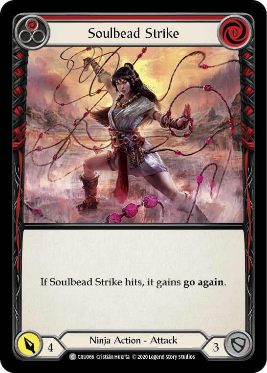 Soulbead Strike (Red) [CRU066] [Crucible of War] Unlimited Edition Rainbow Foil