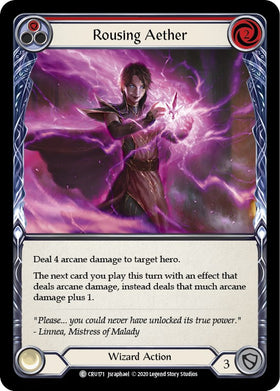 Rousing Aether (Red) [CRU171] [Crucible of War] Unlimited Edition Rainbow Foil