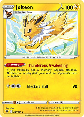 Jolteon [047/185] [Vivid Voltage] Reverse Holofoil