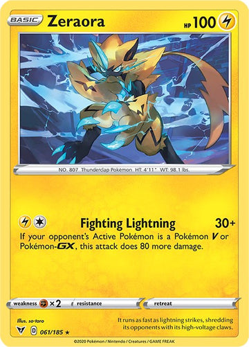 Zeraora [061/185] [SWSH04: Vivid Voltage]