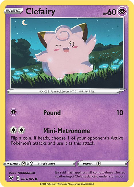 Clefairy [063/185] [Vivid Voltage] Reverse Holofoil