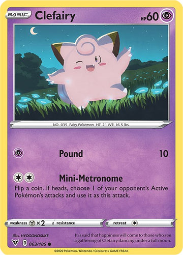 Clefairy [063/185] [Vivid Voltage] Reverse Holofoil